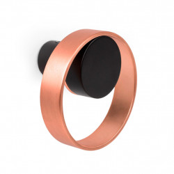 Крючок ORBIT, P7007075ZM226, матовый черный /медь, 75х75х45 мм, Viefe, Испания, P7007075ZM226